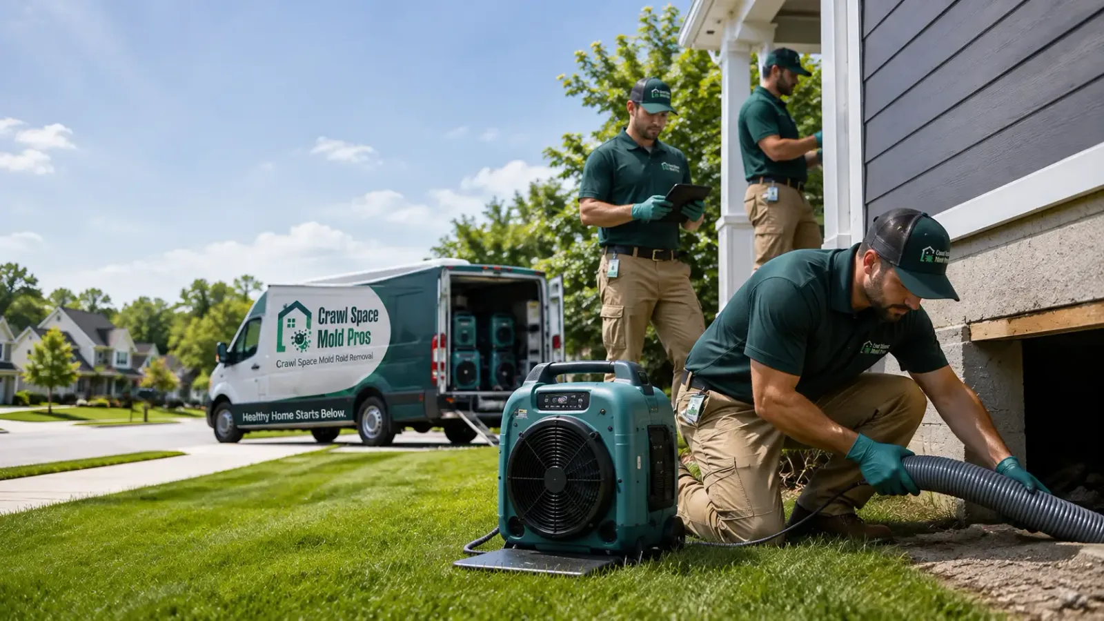 Crawl Space Mold Removal in Grass Lake, MI